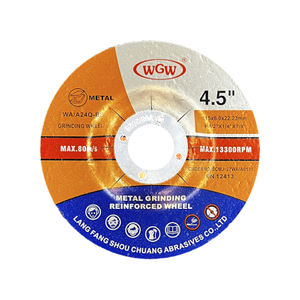 WGW Disco para corte de metales de larga duración, 115 mm x 6,0 x 22,23 mm, amoladora angular portátil de alta dureza de 80 m/s 