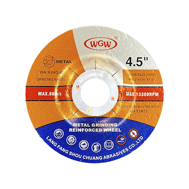 WGW Disco para corte de metales de larga duración, 115 mm x 6,0 x 22,23 mm, amoladora angular portátil de alta dureza de 80 m/s 