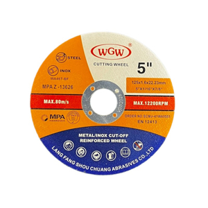 Disco de corte de calidad superior de línea industrial para hierro fabricado en China 5 pulgadas 125x1,6x22 