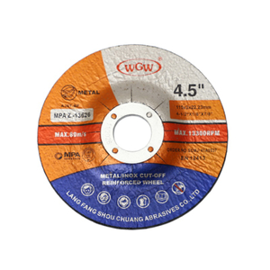 WGW Disco para corte de metales de larga duración, 115 mm x 3,0 x 22,23 mm, 80 m/s, amoladora angular portátil de alta dureza 