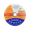 Disco de corte abrasivo de óxido de aluminio de alta dureza WGW T41 de 7 pulgadas para acero inoxidable (3 mm)