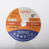 Disco de corte de acero inoxidable WGW T41 de 9 pulgadas, óxido de aluminio de alta dureza