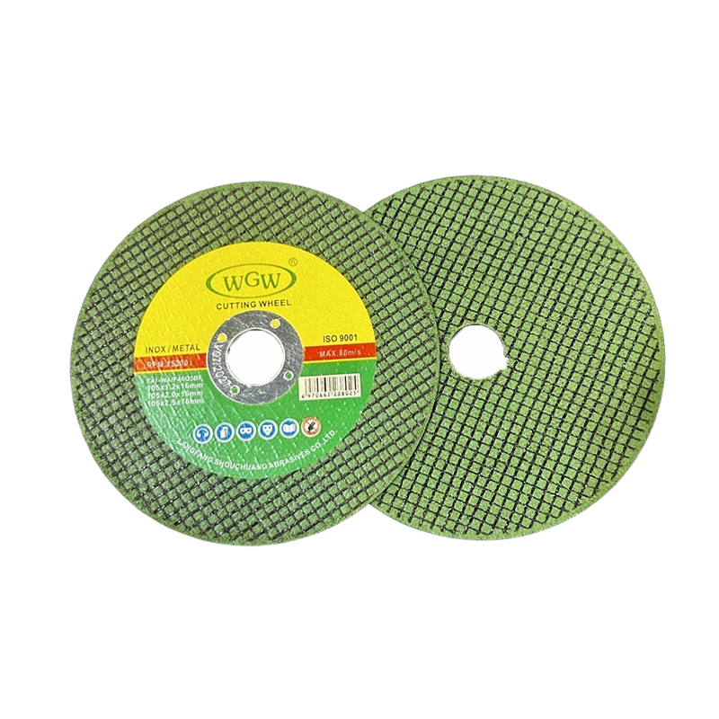 Disco de corte de acero inoxidable WGW T41 de 4 pulgadas, óxido de aluminio de alta dureza
