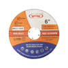 Disco de corte de acero inoxidable WGW T41 de 6 pulgadas, óxido de aluminio de alta dureza