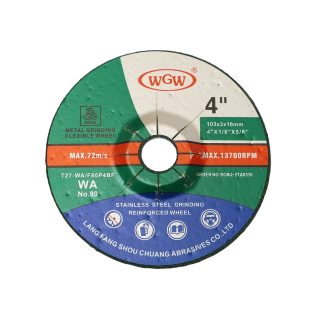 WGW Disco para corte de metales de larga duración, 103 mm x 3,0 x 16 mm, 80 m/s, amoladora angular portátil de alta dureza 