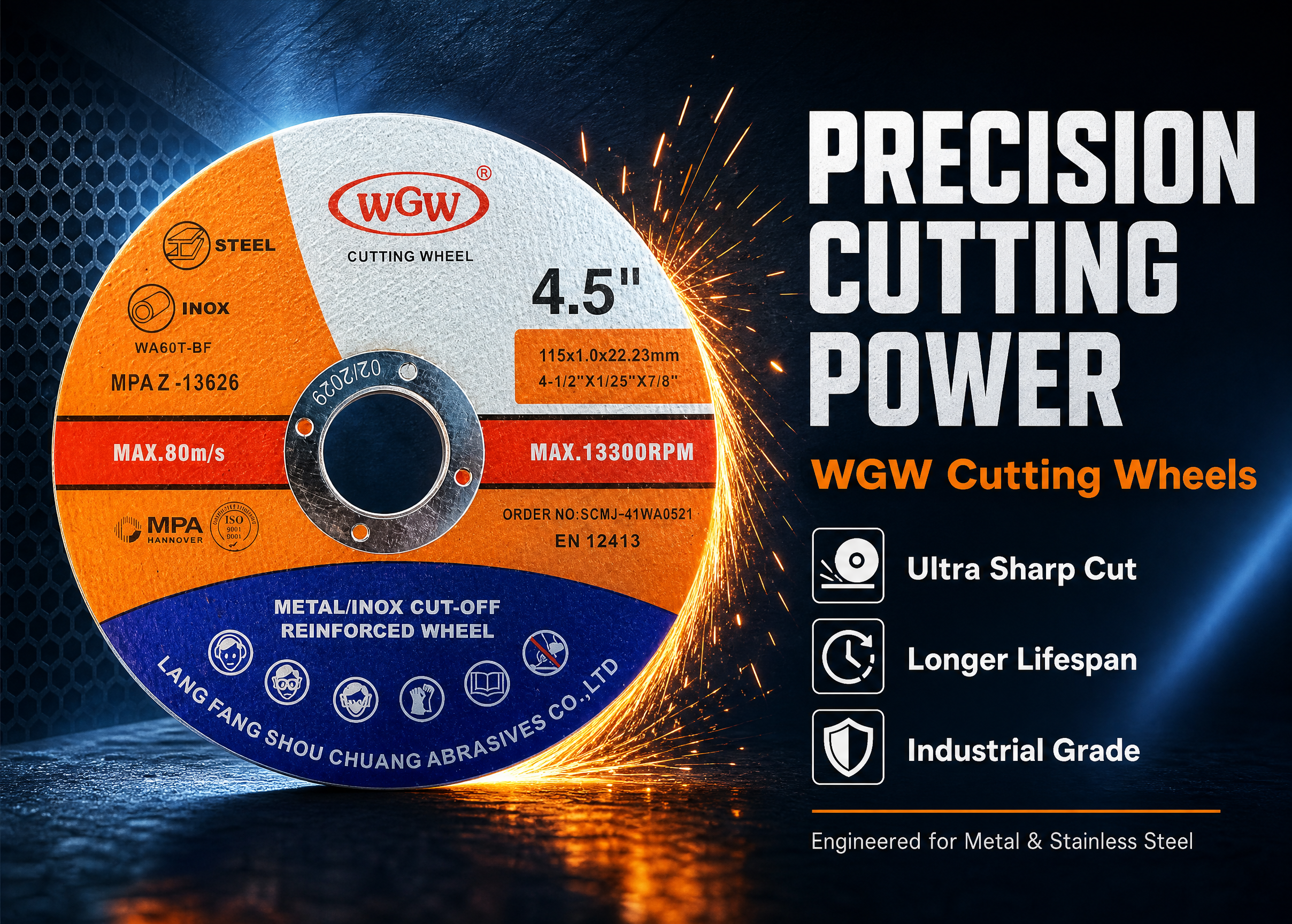 Nuevos discos de corte ultrafinos WGW: precisión y eficiencia redefinidas